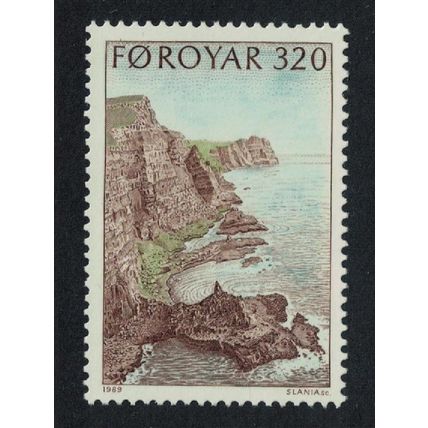 Faroe Is. Cliffs of Suduroy 320 Kr 1989 MNH SG#185 Sc#197