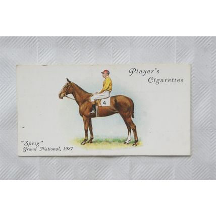 1933 Players Derby & Grand National Winners No. 45 Sprig, National 1927