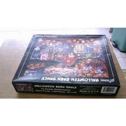 HALLOWEEN BARN DANCE by Randy Wollenmann American Jigsaw Puzzle (1000 Piece)