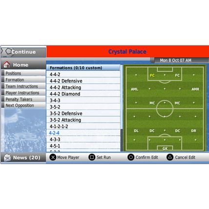 Football Manager Handheld 2008 (PSP) New & Factory Sealed