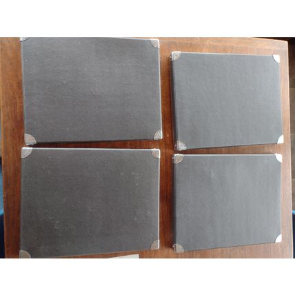 IKEA Storage boxes, set of 4 unused, incomplete, 37x29cms, 10/18 cms high
