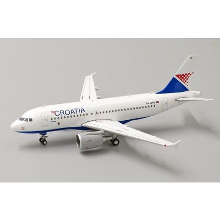 AIRBUS A319 CROATIA AIRLINES REG: 9A-CTG WITH ANTENNA - JCWINGS XX4066 1/400