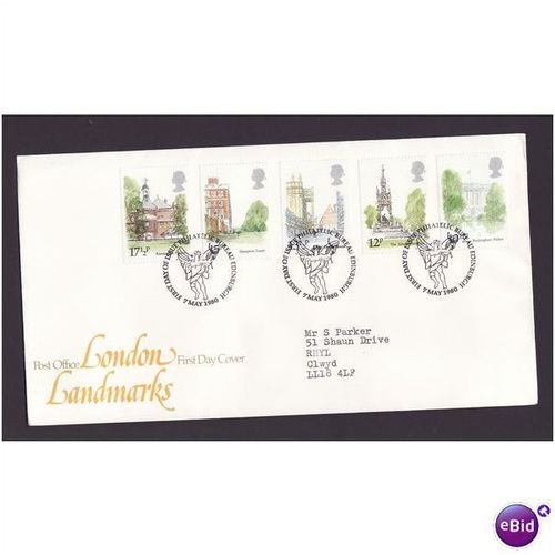 GREAT BRITAIN 1980 LONDON LANDMARKS FIRST DAY COVER#2
