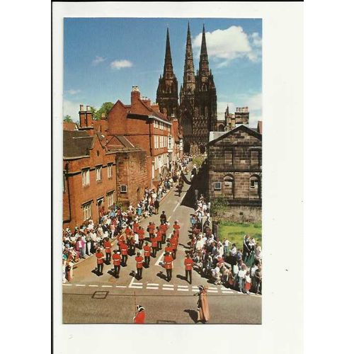 Staffordshire LICHFIELD Bower Postcard by Noel Tatt (SW 71)