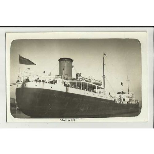 Anglo-Saxon Petroleum Co. MV ANCYLUS Postcard