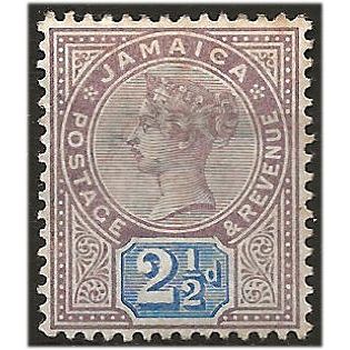 Jamaica 1891 SG29 2 1/2d Dull Purple & Blue Mounted Mint .. ..