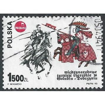 Mi 3439: 1500 Zl. mult. International Stamp Exhbition 'POLSKA '93,' Poznań