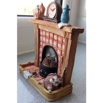 FIREPLACE, HS310, Peter Fagan, Colour Box, Home Sweet Home, Boxed, 1984