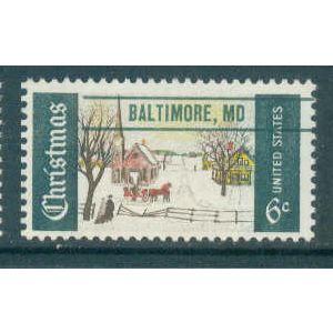1384 6c Winter Scene Fine MNH MD. PreCnx R0352