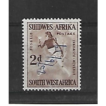 SouthWestAfrica.SG155 2d "White Lady" (rock painting).Fine Used.May21b