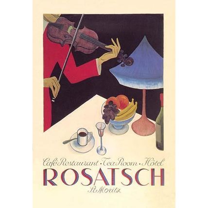 Rosatsch: Caf??-Restaurant - Tea Room - Hotel 20 x 30 Poster