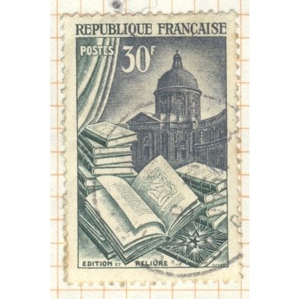 France 1954 - 30f blue/grey blue - Edition le Reliure - used