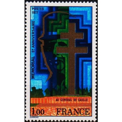 France. 1977 1f S.G.2196 Unmounted Mint