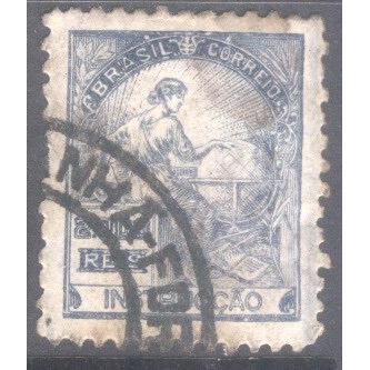 Brazil 1920 - 2000R dark violet - Economy & Culture - Inscription "BRASIL" used