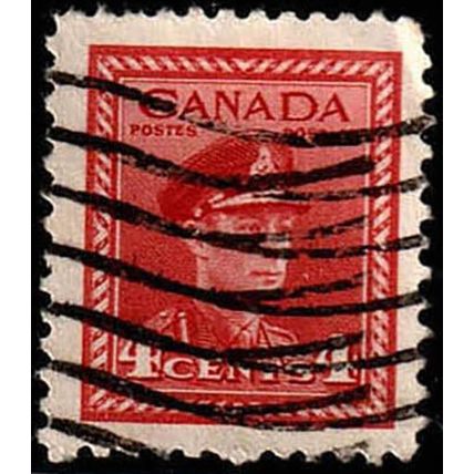 Canada 1942 King George VI 4c Used Stamp