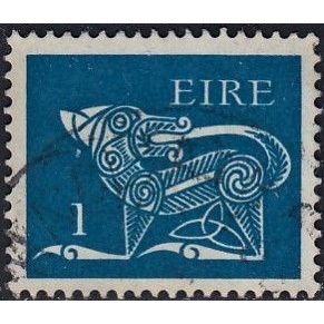 Ireland, 1975 1p Dog Brooch perf 15, SG 340 (Scott 344), used