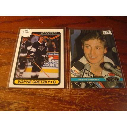 1990/91, Topps, 7-Cards, WAYNE GRETZKY, Kings