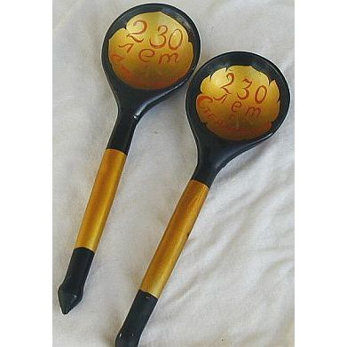 Pair of wood spoons