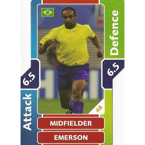 Match Attax - World Cup 2006: Brazil - Midfielder, Emerson