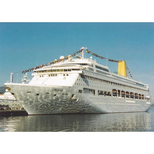 P&O Cruises Oriana Ocean Liner Shipping Postcard (S12016)
