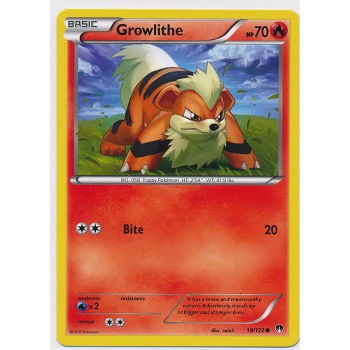 Pokemon XY BREAKPoint #010/122 Growlithe