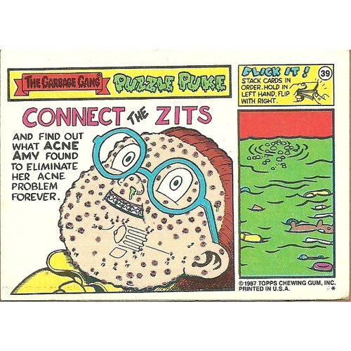 Garbage Pail Kids #424a Rainy Storm Trading Card 1987 Topps Chewing Gum