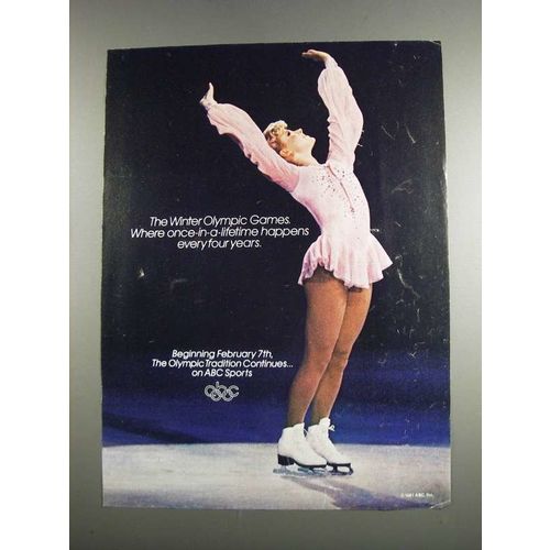 1984 ABC Sports Winter Olympic Games Ad