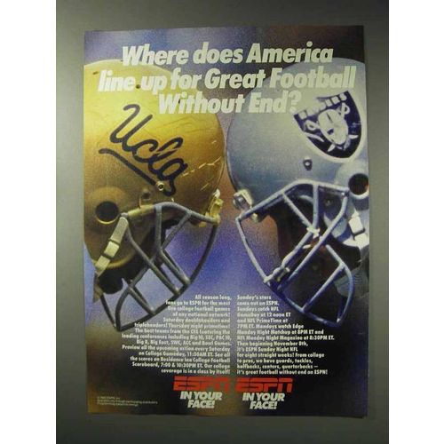 1992 ESPN Football Ad - America Line Up For
