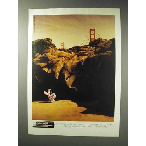 1992 Energizer Batteries Ad - San Francisco, California
