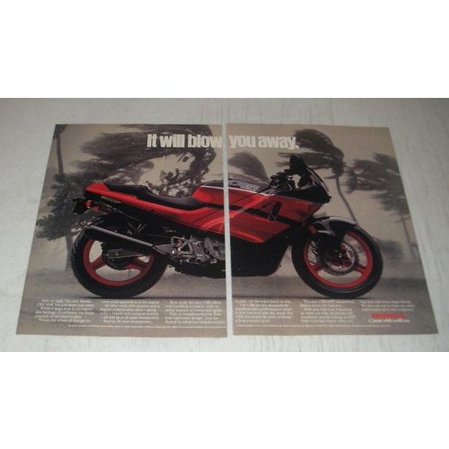 1990 Honda CBR600F Motorcycle Ad - It will blow you away