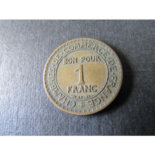 1922 FRANCE 1 FRANC FREE POST. (x) AAL