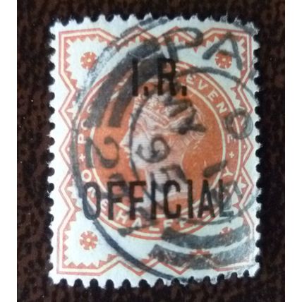 1888 GB Queen Victoria SGO13 1/2d Inland Revenue IR Official used stamp Paisley