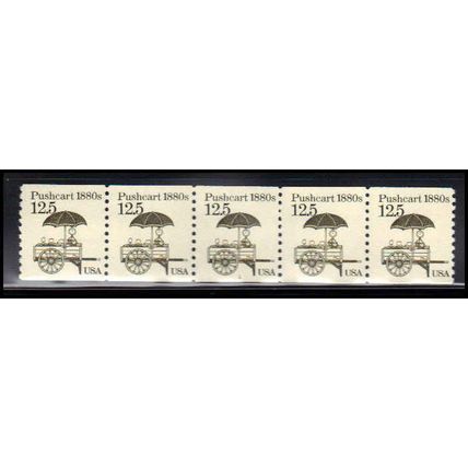 2133 12.5c Pushcart Fine MNH Dry Gum PNC 1/5 X2246