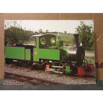 'ST. EGWIN' STEAM LOCOMOTIVE unused postcard Evesham Vale Light Railway