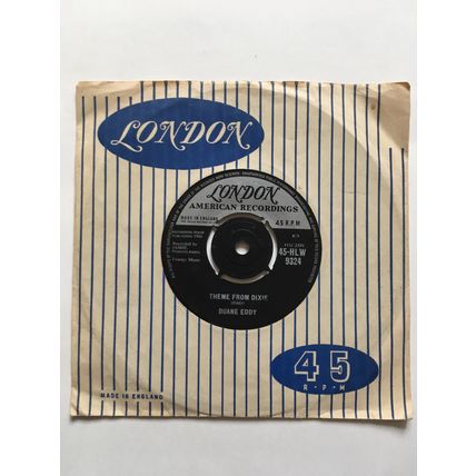 DUANE EDDY - THEME FROM DIXIE / THE BATTLE (UK 1960 VINYL SINGLE)