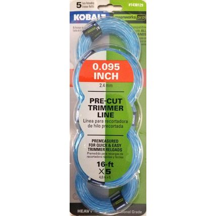 Kobalt / Greenworks Pro Trimmer Refills 1438129 Line 0.095
