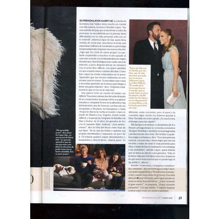 Spanish PEOPLE magz. JENNIFER LOPEZ/ MALUMA cover Brand New March 2022 IRINA B.