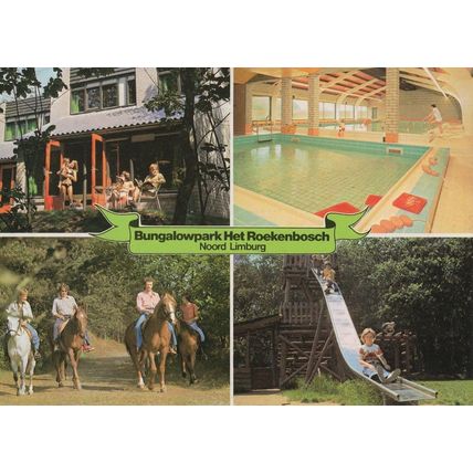Bungalowpark Het Heijderbos Childrens Slide Holland Postcard