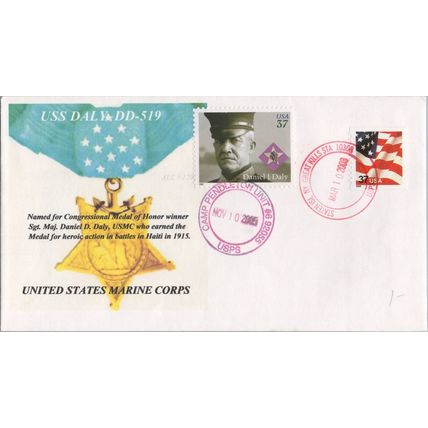ZAYIX FDC US 3964 Alvin Eckert Marines Camp Pendleton / Great Kills 70422SM36