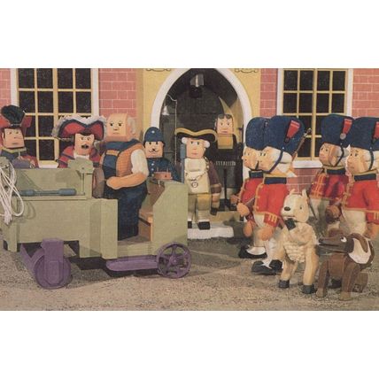 Larry The Lamb In Toytown BBC Radio Childrens Show Old Postcard