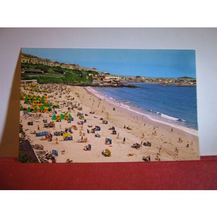 PORTHMINSTER BEACH, ST. IVES .CORNWALL .unused postcard by NPO Dexter (c) =