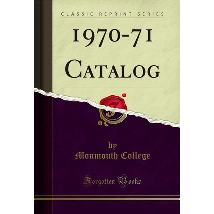 1970-71 Catalog (Classic Reprint)