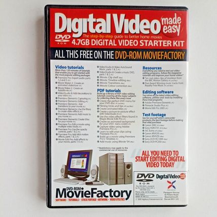 MOVIE CREATOR 5 (DIGITAL VIDEO MADE EASY) DVD ROM