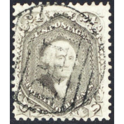 78a, Used VF 24¢ "PAID" Cancel - With PFC Certificate * Stuart Katz