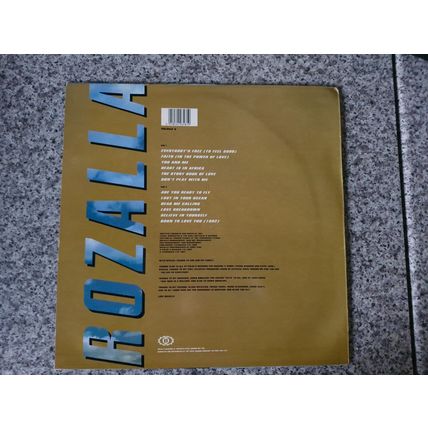 Rozalla – Everybody's Free (PULSE LP 3) 1992 (LP)
