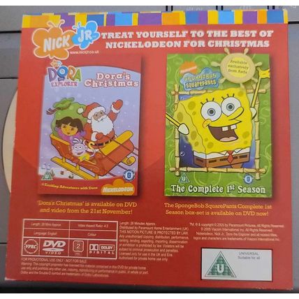 Dora The Explorer DVD Promo The Mail South Pole Childrens Adventure Christmas
