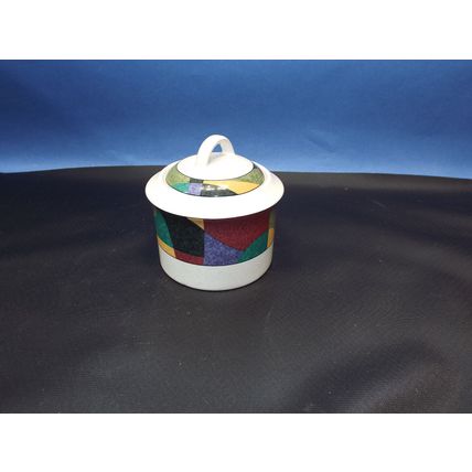 MINT Studio Nova Impulse Sugar Bowl With Lid #Y2262 Oven Safe Roaster Pot Garlic