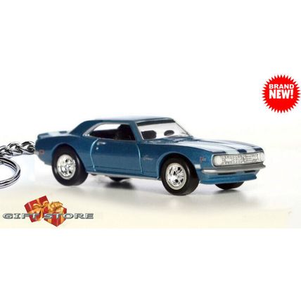 HTF KEYCHAIN 67/68/69 BLUE CHEVY CAMARO SS CUSTOM Ltd EDITION GREAT GIFT