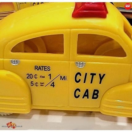 AMERICAN DIMESTORE YELLOW TAXI CAB NEW YORK NOVELTY SOUVENIR GREAT GIFT