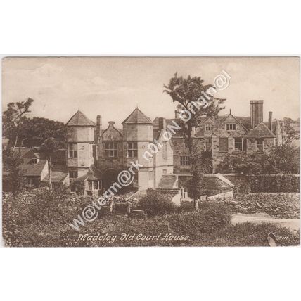 PPC Old Court House Madeley Telford Shropshire 1923